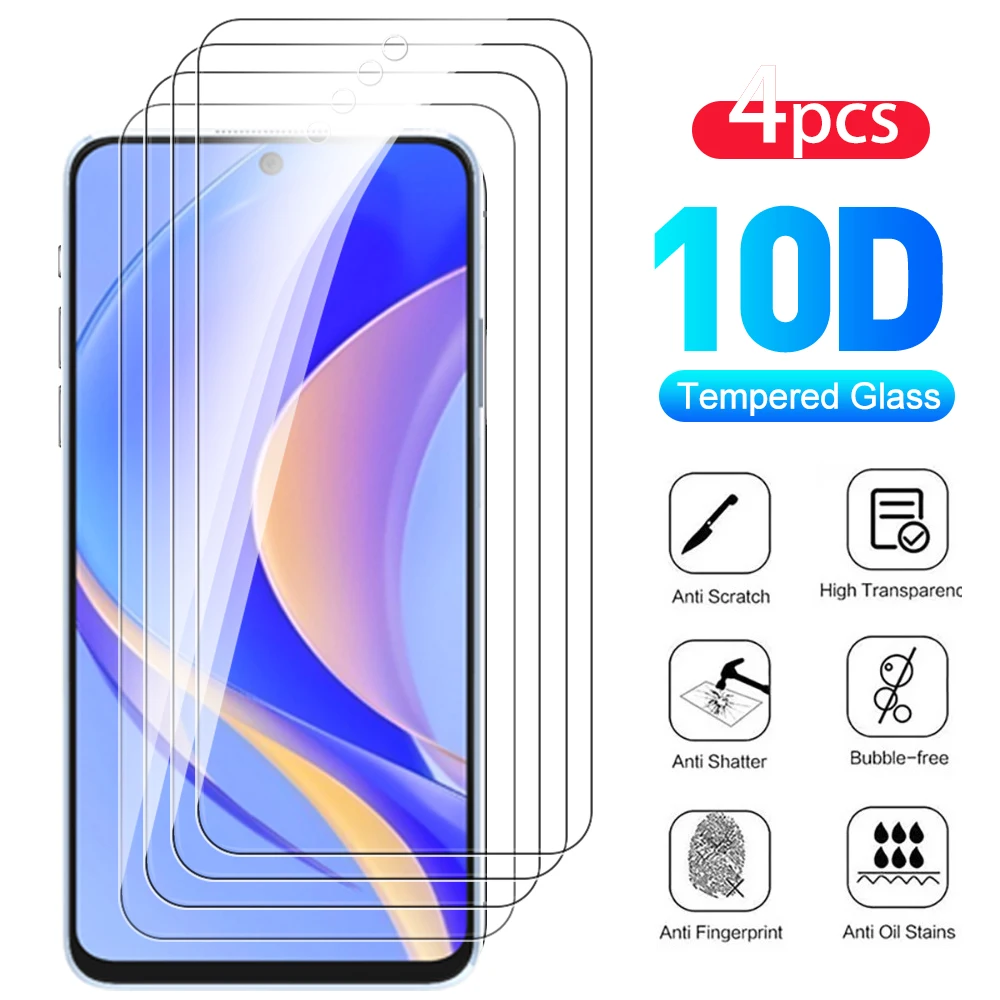 4 шт. 9H чехол из закаленного стекла для Huawei nova Y90 6,7 4 шт. 9H чехол из закаленного стекла для Huawei nova Y90 6,7
