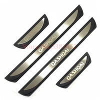 stainless steel door sill kick protector guard scuff plate pedal cover for nissan qashqai j12 2022 2023 car styling accessories