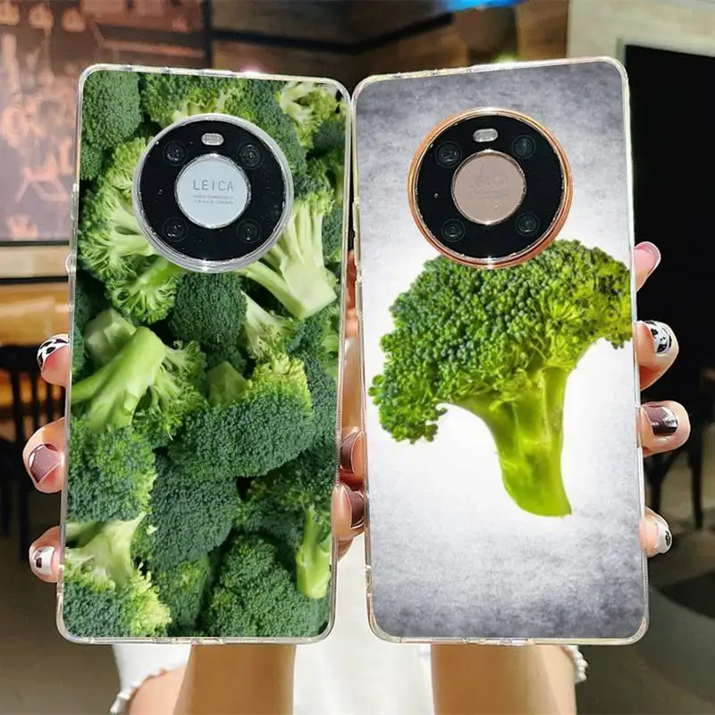 

Broccoli Phone Case for Samsung S21 A10 for Redmi Note 7 9 for Huawei P30Pro Honor 8X 10i cover