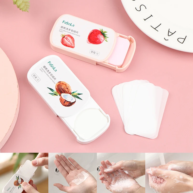 

50 шт., одноразовые листы для мыла