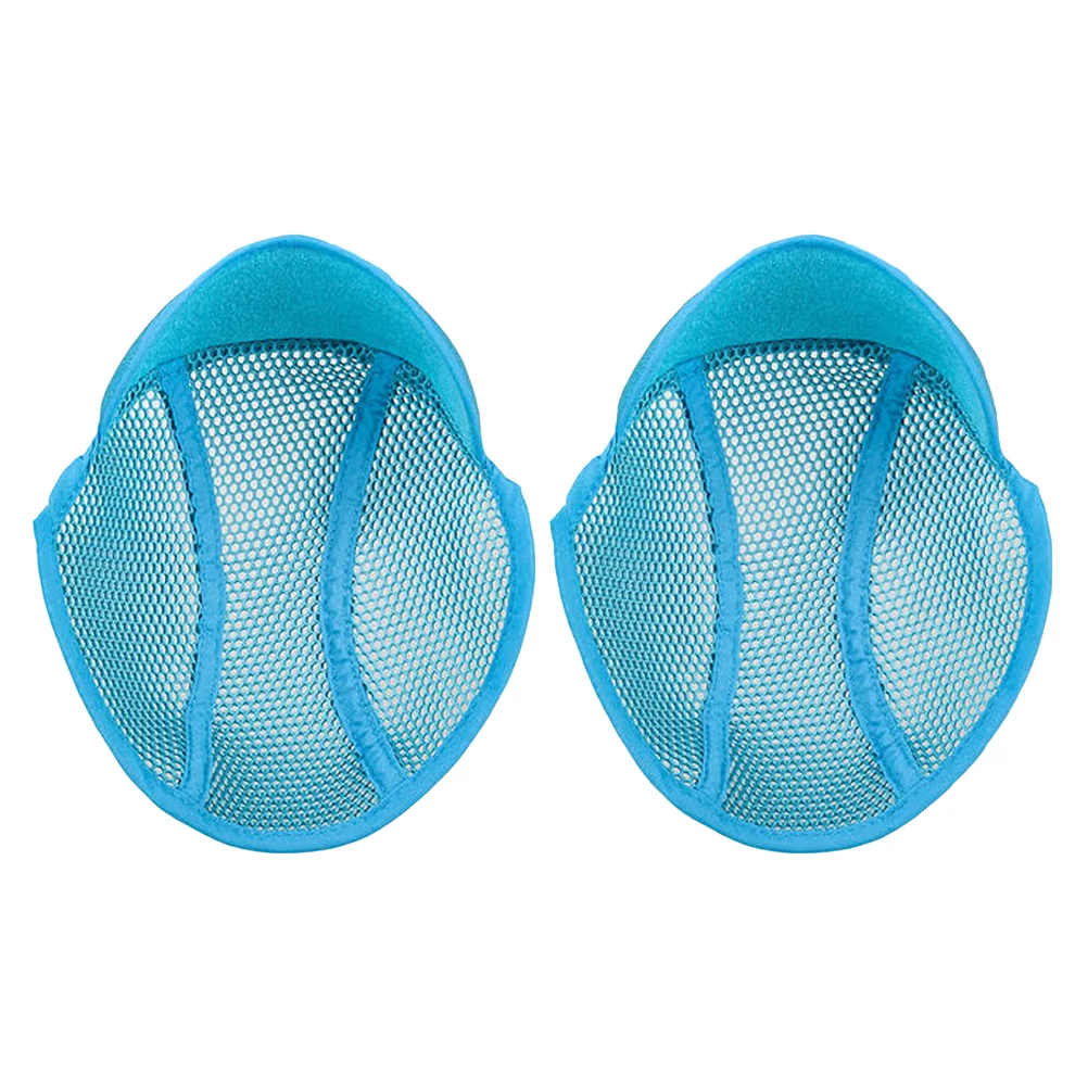 

2 Pcs Blue Lining Cycling Hats Men Hard Insert Pad Liner Safety Liners Hardhat Polyester Mesh Pads Man Sweatband