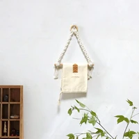 creative handmade cotton rope woven toilet paper pendant sundries small tapestry home decorations