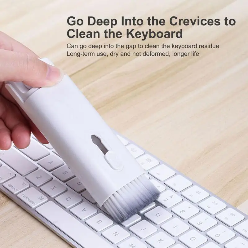 

7-in-1 Computer Keyboard Cleaner Brush Kit Earphone Cleaning Pen For Headset Phone Cleaning Tools Cleaner Keycap Puller Kit