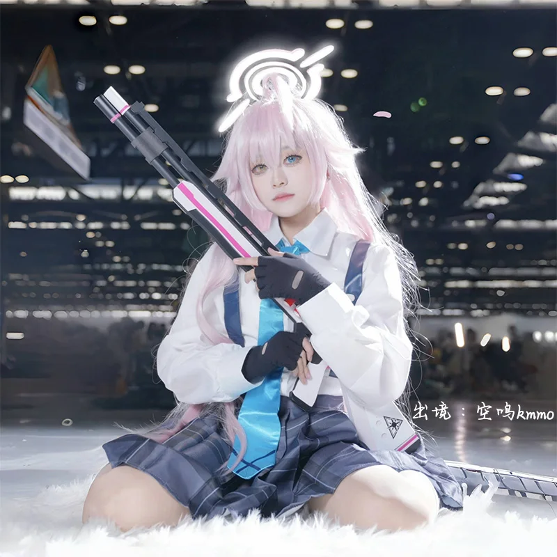 Фото Game Blue Archive Takanashi Hoshino костюмы для косплея школьная форма женская рубашка юбка галстук наряды повседневная одежда одежда №5