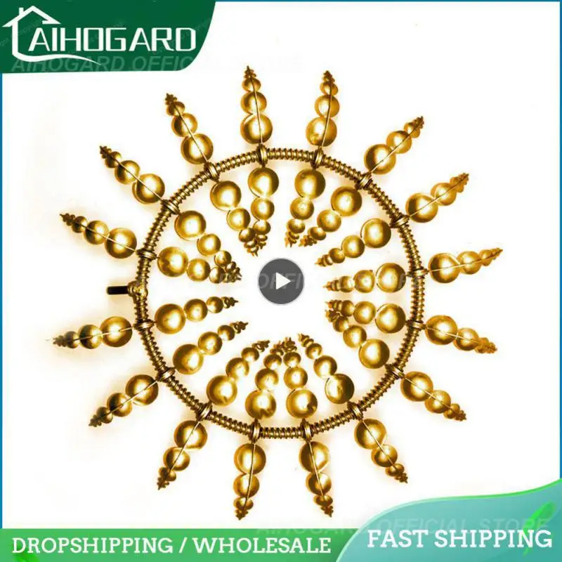 

1/2/3PCS Nine Bone Windmill Outdoor Wind Spinners Wind Catchers Metal Windmill Patio Lawn Garden Ornaments Wind Chime Dual Wind