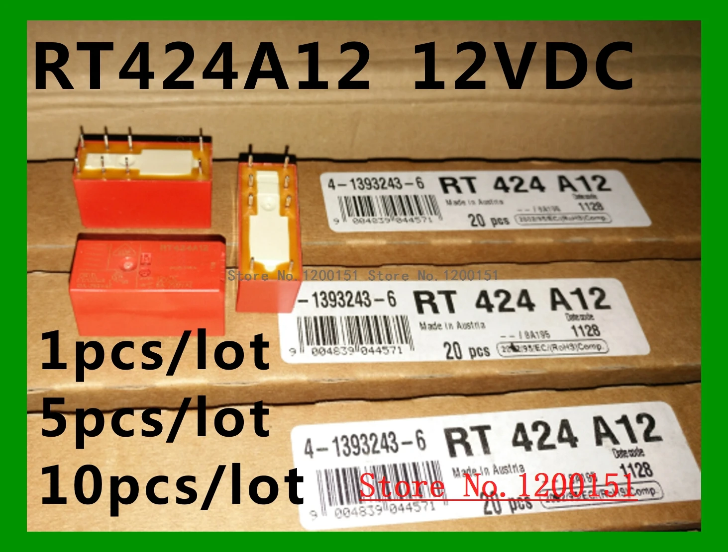 

Реле RT424A12 12 В постоянного тока DIP-8