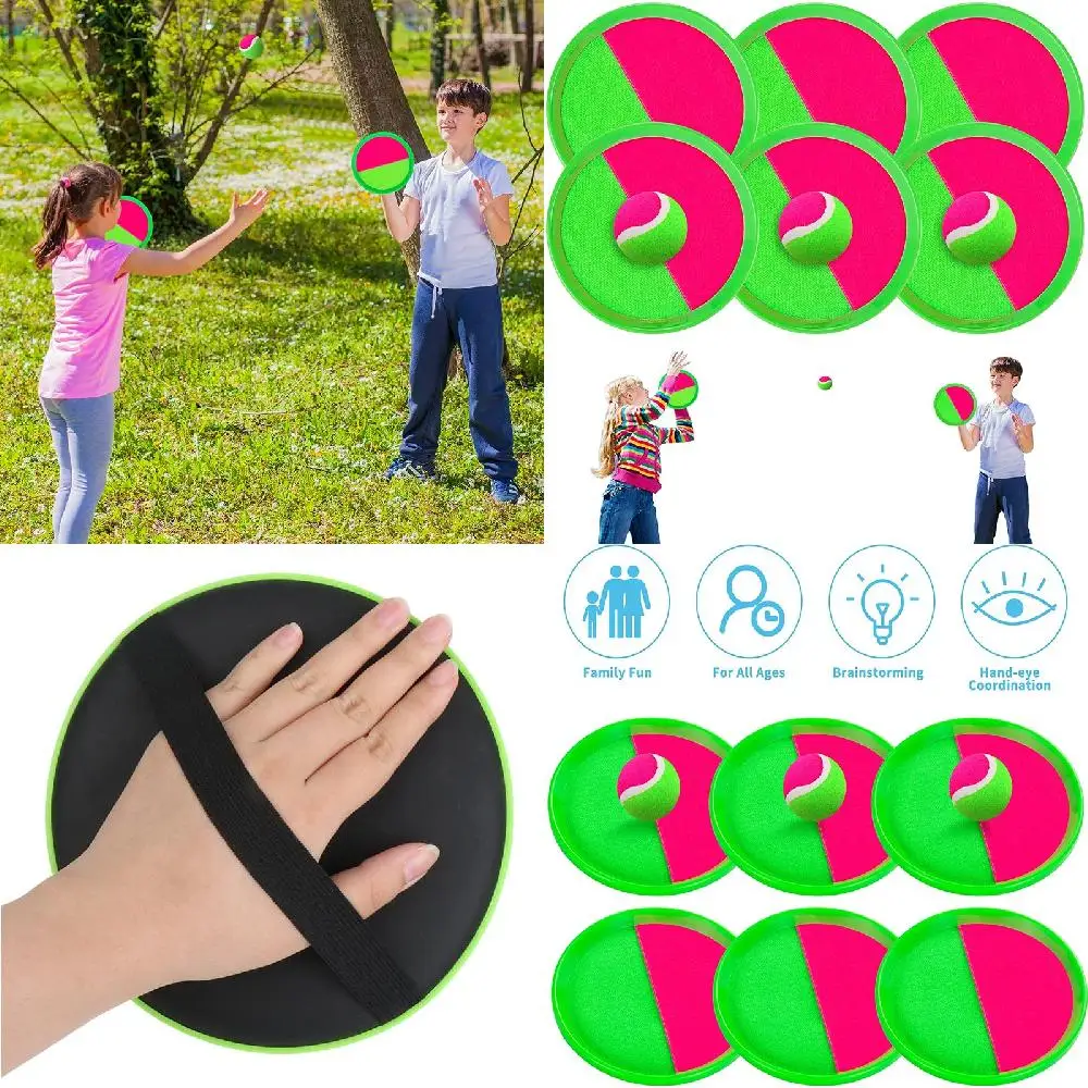

. Fantastic Outdoor 6-Paddle 3-Ball Toss & Catch Ball Set - Great Gifts for Backyard & Sports Playgrounds - An Ideal Gift for Ev