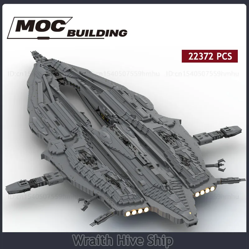 UCS Space MOC Строительные блоки Wraith Улей Корабль Космический корабль Технология