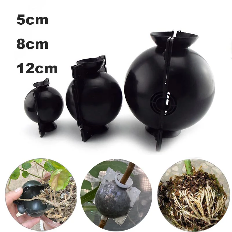 1 Set Plant Rooting Ball Grafting Rooting Growing Box Breeding Case Plant Rooting Device High Pressure Box for Garden