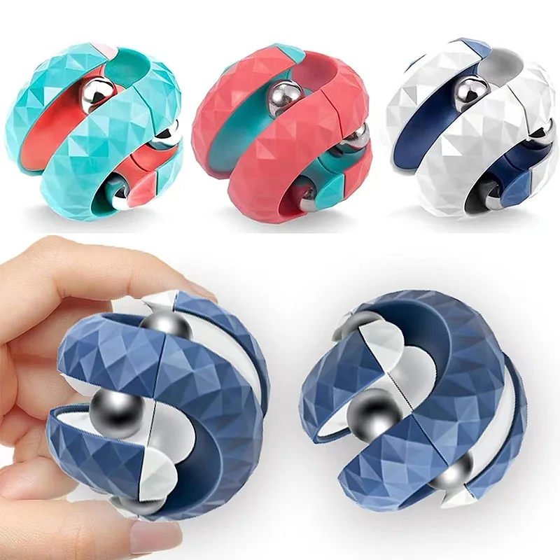 Orbit Ball Toy Fidget Cubes Top Spinning Toy As Stress Relief Gifts & Creative Decompression Toys,Puzzle Games for Kids Children enlarge