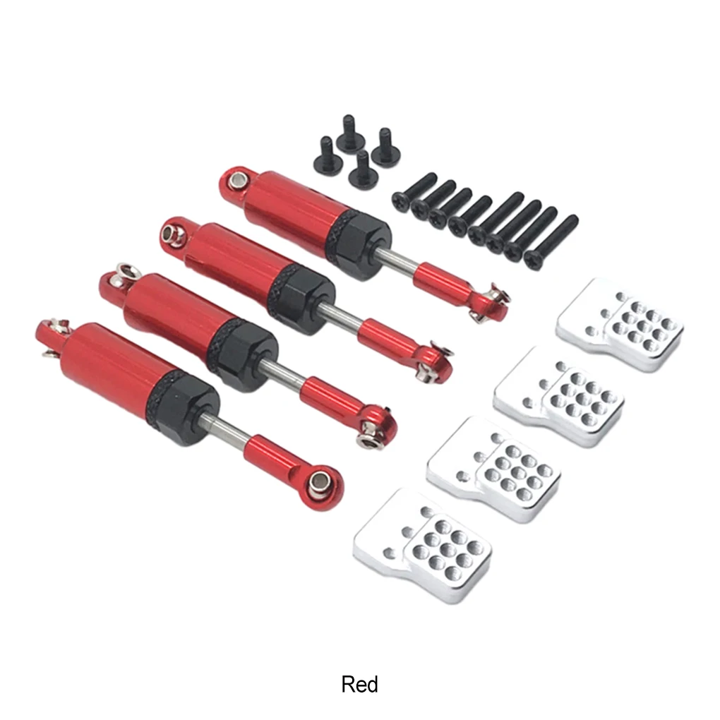 

4 шт. регулируемый металлический амортизатор с башенным амортизатором для WPL C14 C24 регулируемые обновленные детали для радиоуправляемого автомобиля