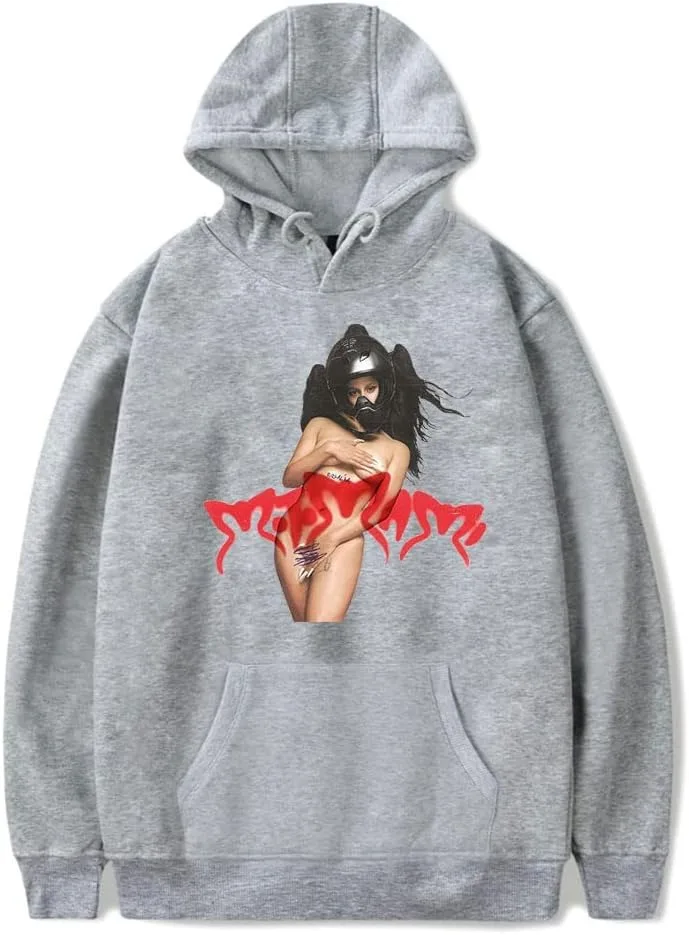 Roshola Motomami Merch Rosalia Винтажная толстовка с капюшоном 90-х годов унисекс Harajuku уличная в