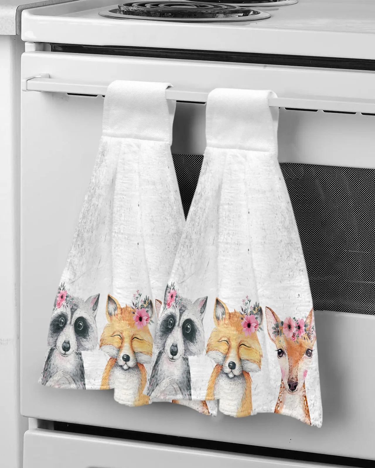 Kitchen Tools Absorbent Hand Towels Custom Hanging Wipe Towel Soft Hand Cloth