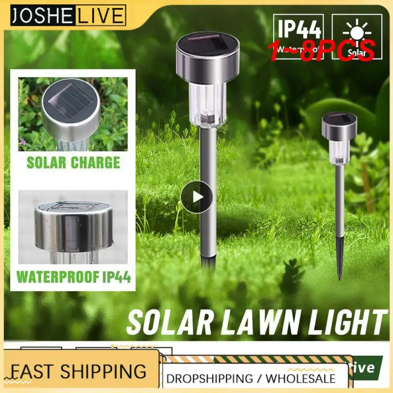 

1~8PCS 12Pack Solar Garden Light Outdoor Solar Powered Lamp Lanter Waterproof Landscape Lighting For Pathway Patio Yard Lawn