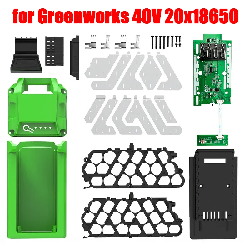 

Пластиковый корпус для литиевой батареи Greenworks 40В dawupine