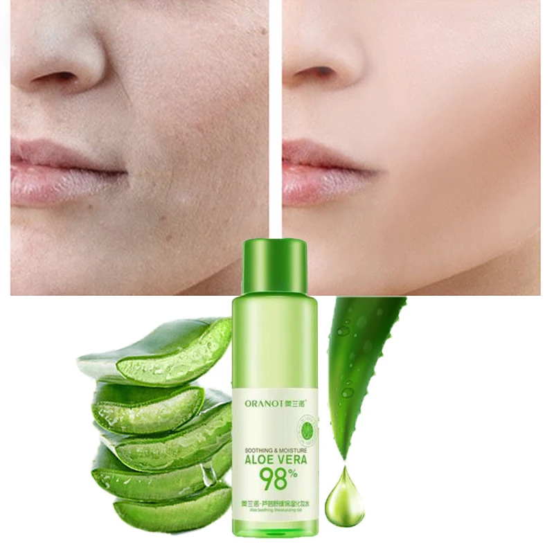 

Oil Control Lotion Toner Aloe Vera Natural Nourishing Skin Essence Facial Hydration Pore Minimizing Facial Toner 120ml