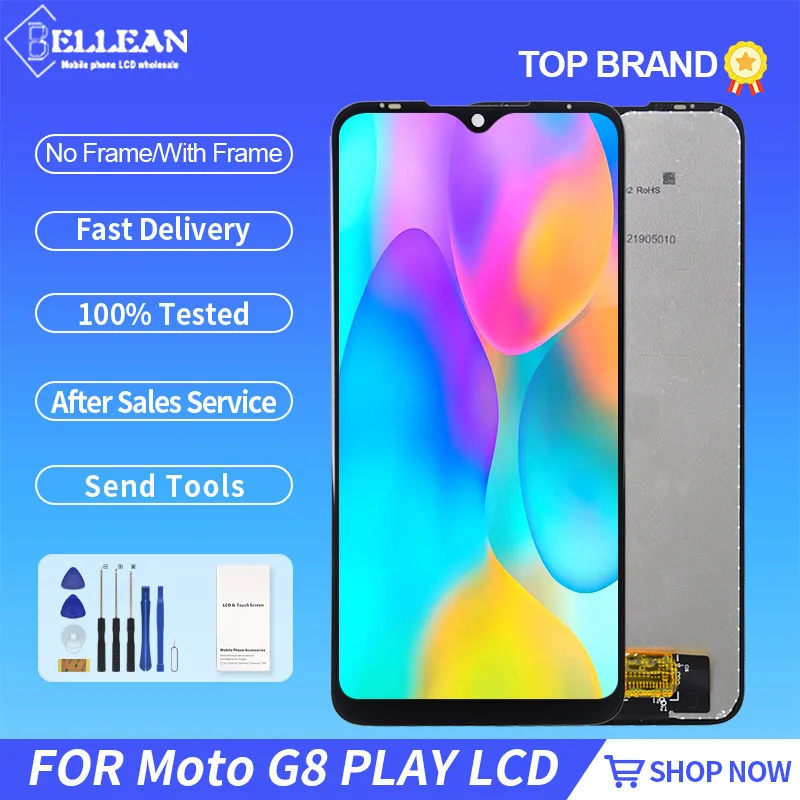 

6.4 Inch XT2045-1 Screen For Motorola Moto G8 LCD With Touch Panel Digitizer XT2045-2 XT2045-5 Display Assembly