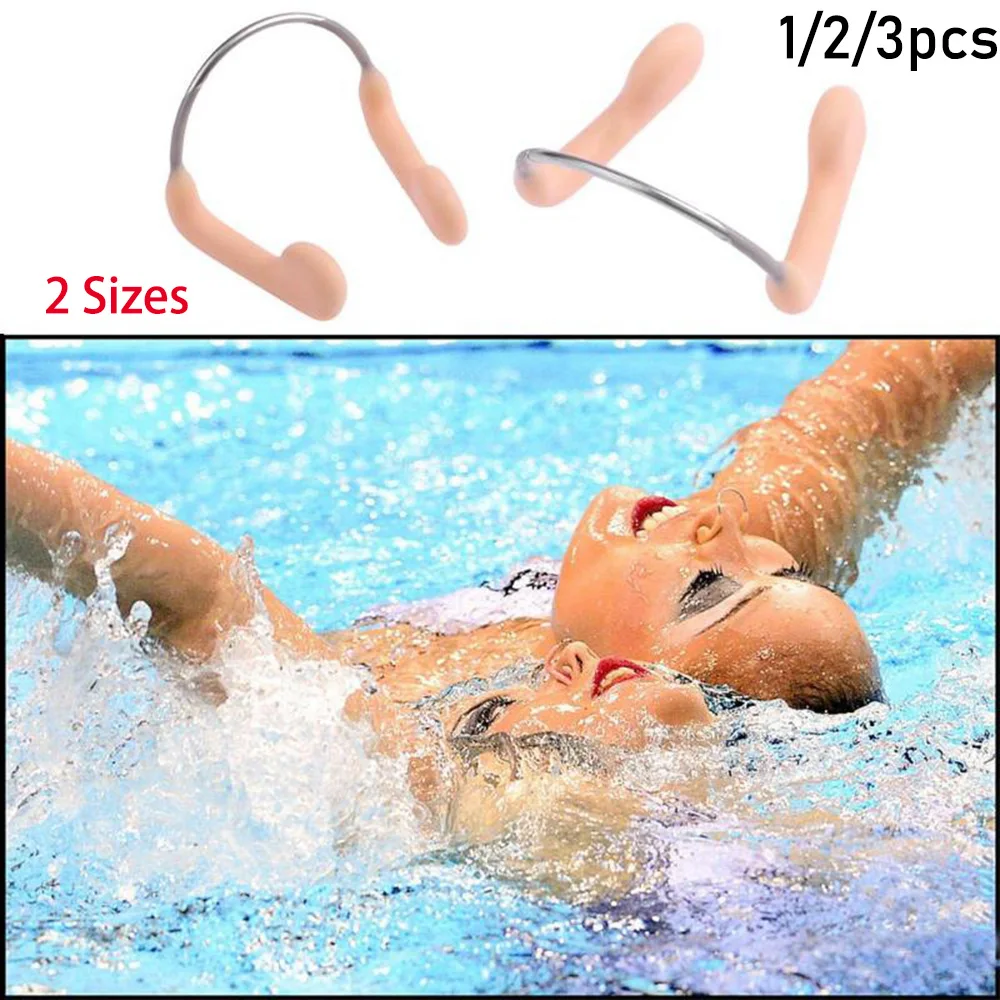 

High quality Adjustable No-skid Soft Silicone Durable Nose Clip Diving Tool Water Sports Accessories Swimming equipment