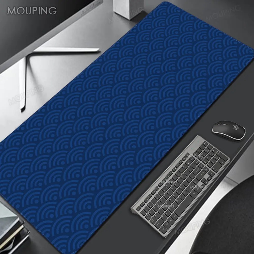 

Art Deskmat Blue Deskmat Great Wave Mousepad Company Laptop Office Accessories Mouse Pad Gamer Keyboard Computer Free Shipping