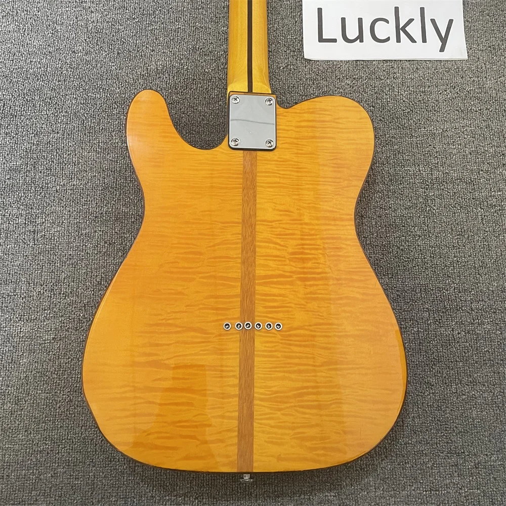 Электрическая гитара Prince HS Anderson & Hohner Madcat Mad Cat Tele с желтым пламенем и кленовым