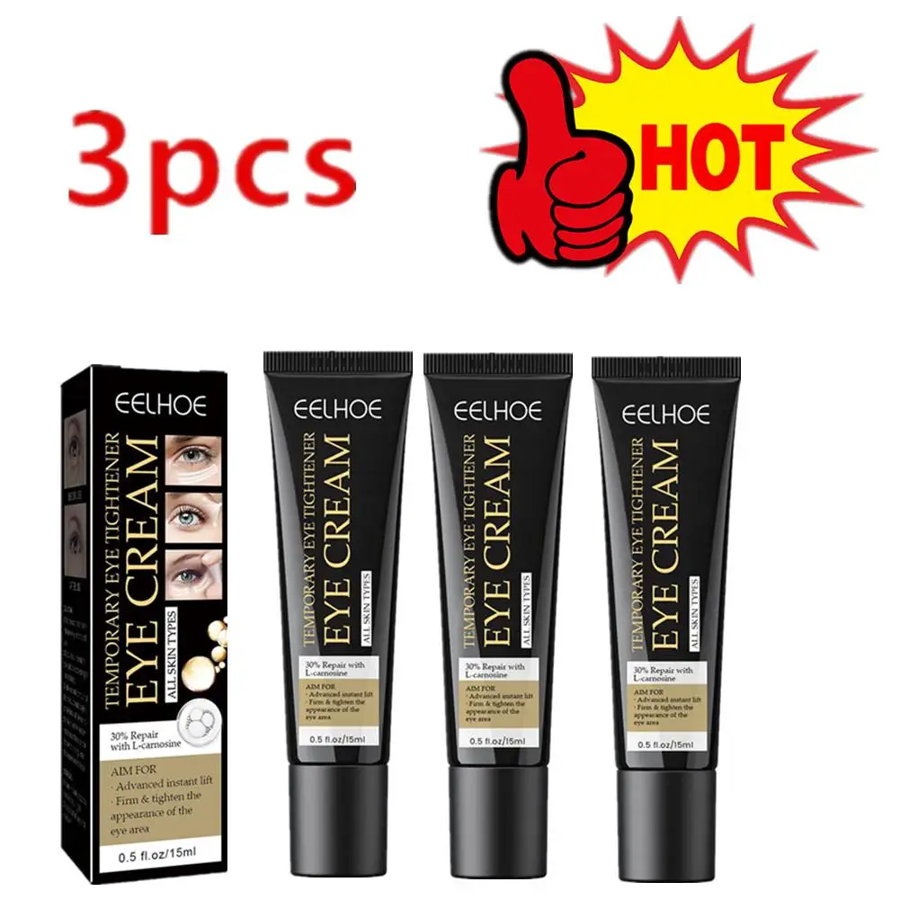

3xEELHOEAnti Wrinkle Eye Cream Remove Eye Bags Puffiness Lifting Firming Smooth Skin Care Moisturizing Instant Eye Massage Cream