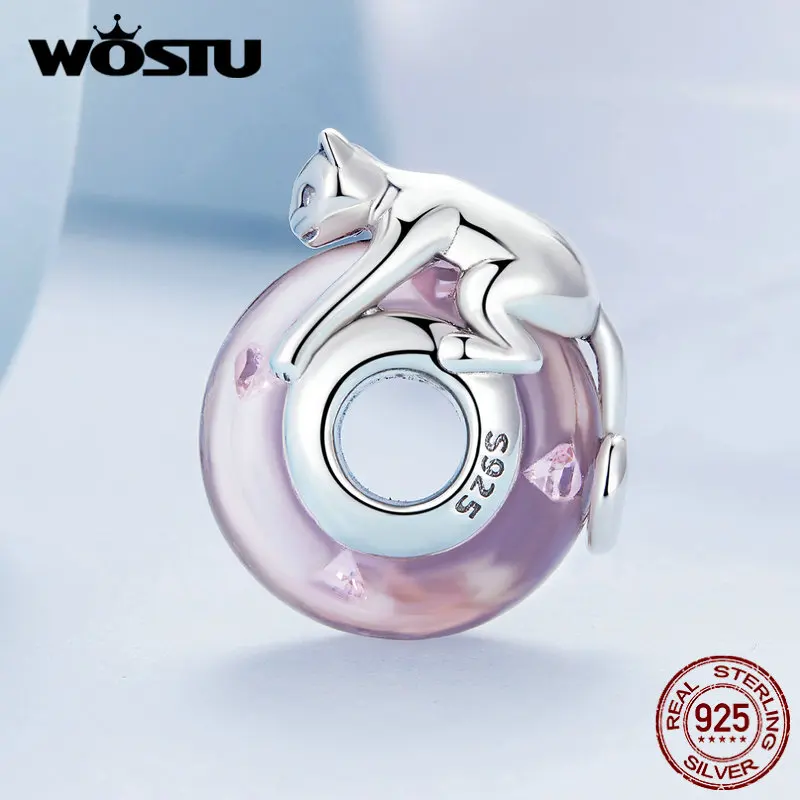 Бусина-Шарм из серебра 925 пробы для браслета