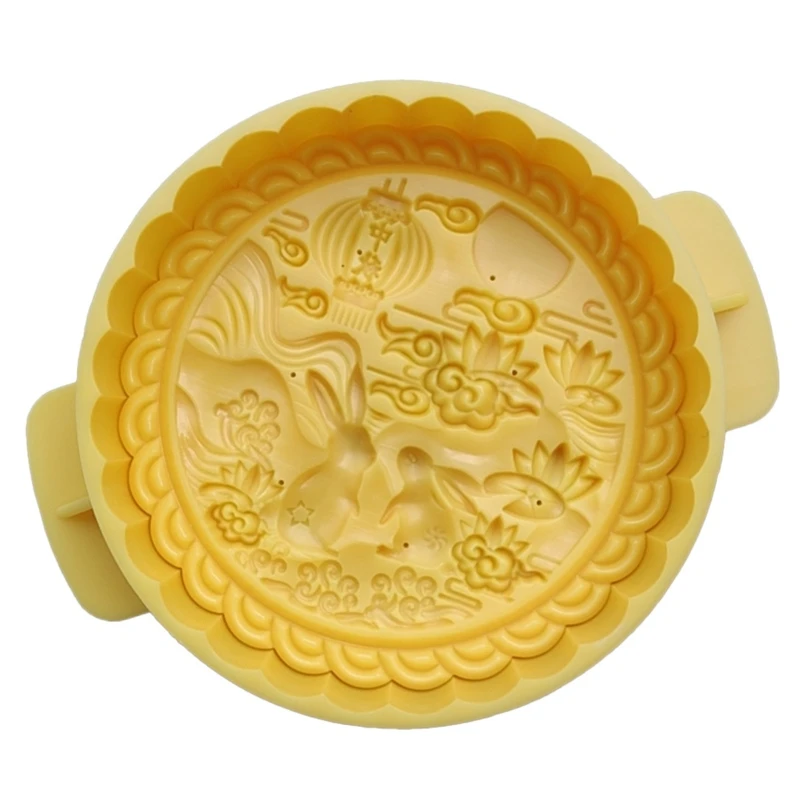 

P82D Mooncake Mold Mid Autumn Festival Mooncake Mould DIY Hand Pressure Fondant Decoration Tools Moon Cake Mold