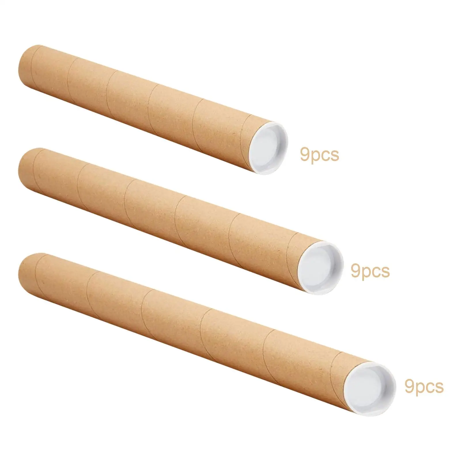 9x почтовых пробирок почтовые пробирки крафт-бумага с торцевыми крышками для