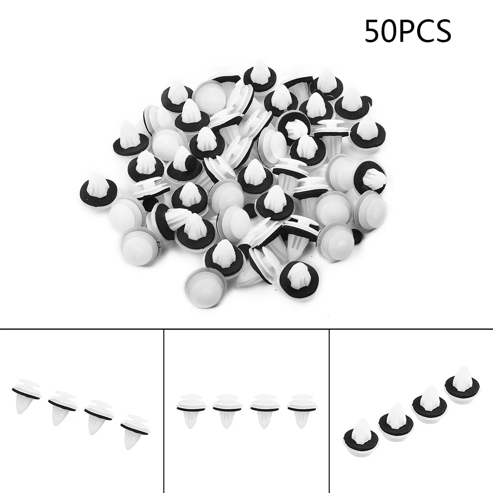 

50pcs Car Door Clips For Mazda CX-5 CX5 CX-7 For MAZDA 3 6 2 ATENZA Axela For Car Door Trim Bumper Car Clips With Washers Auto