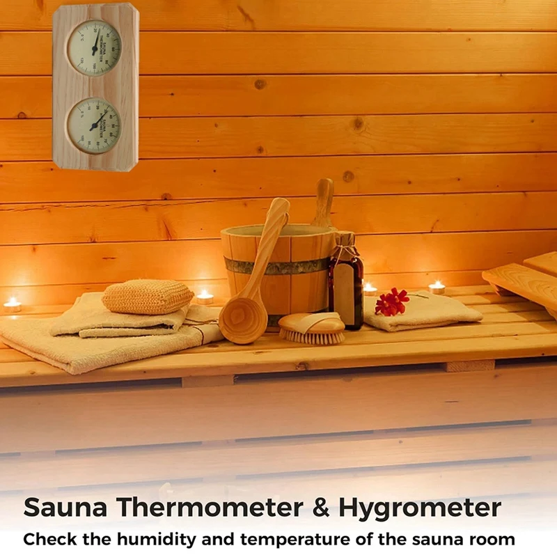 ГОРЯЧАЯ ПРОДАЖА термометр для сауны гигрометр по Фаренгейту 2 в 1 термостат