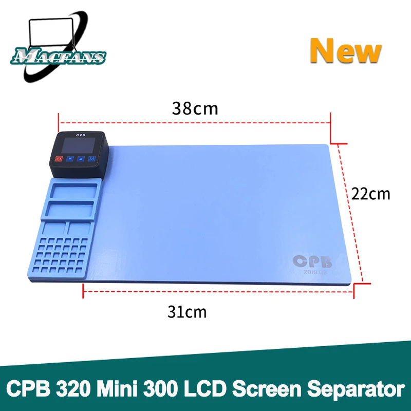 Сепаратор для ЖК-экрана CPB 320/300, нагревательная платформа, демонтажный экран, коврик для ремонта телефона, инструмент для разборки цифрового открытия дисплея