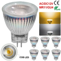 mr11 gu4 cob led light bulbs 5w50w equivalent spotlight reflector acdc12v energy saving indoor bulbs lamp living room lighting