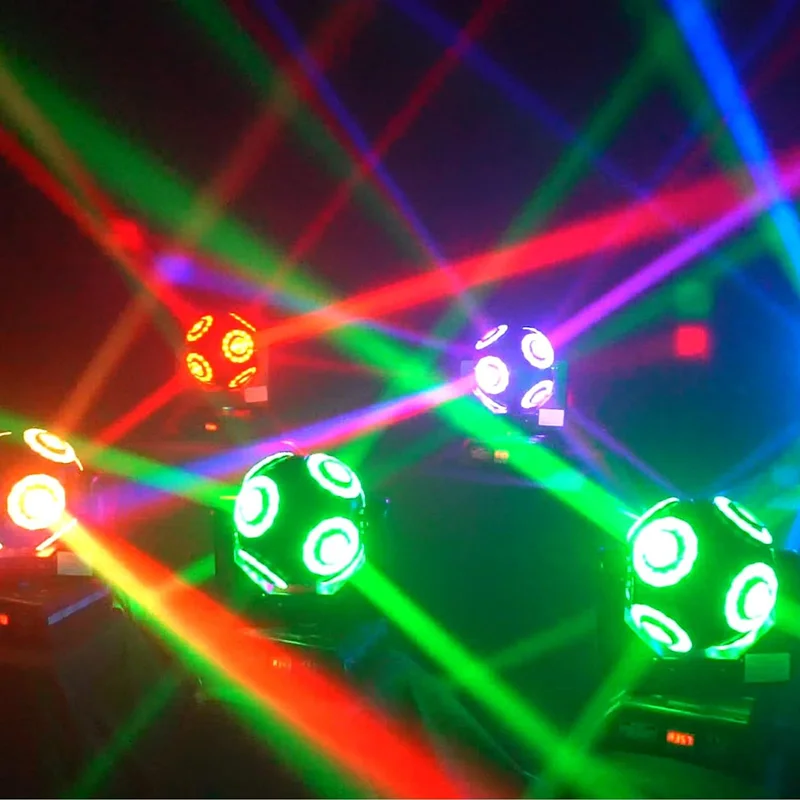 Фото Светодиодный прожектор 8x15W RGBW & LED Halo с эффектом движущейся головы, для KTV, DJ, дискотек, вечеринок, клубов, баров, DMX512, LED-эффекты, световые эффекты для сцены, мероприятий и шоу. №2