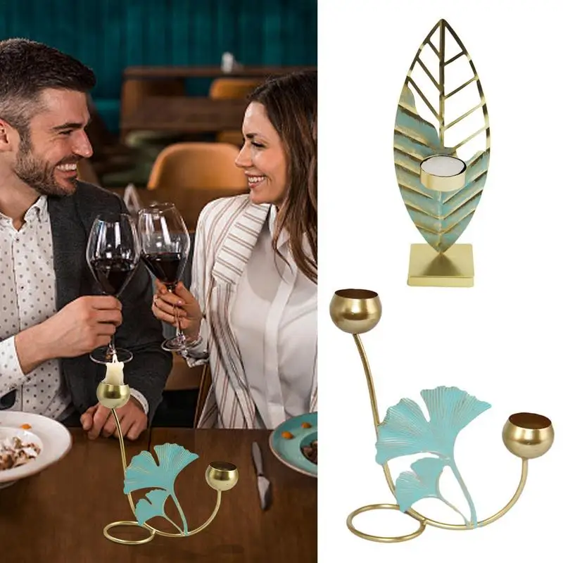 Portable Tabletop Candlestick For Candlelight Dinner Universal Candle Shelf Decoration