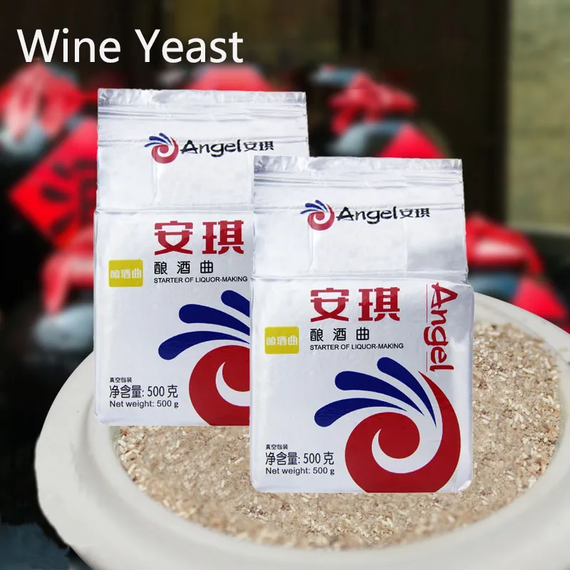

1000/500g Koji Angel Wine Yeast Full Fermentation Dry Yeast DIY Active Rapid Fermentation Yeast Used For White/Red Wine Brewing