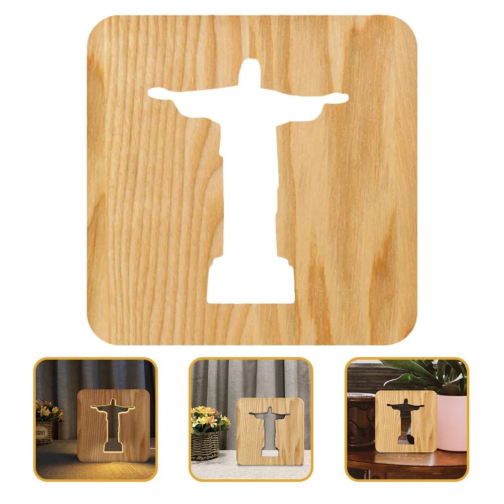 

Bedside Night Home Night Lamp Tabletop Night Creative Night Lamp Wooden Night Bedroom Night Lamp