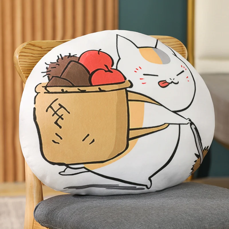 Новая плюшевая кошка Ньянко Сенсеи из аниме "Натсумэ Юдзинчо" - подушка-игрушка для детей в качестве подарка на День рождения.