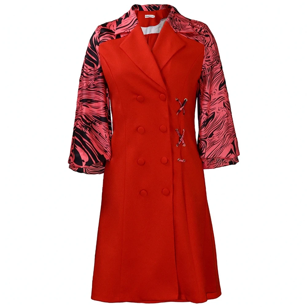 

Africa Clothing Long Sleeve Dress Nigeria Turkey African Dresses For Women Sexy V-Neck Perspective Slim Dress Office Lady Party