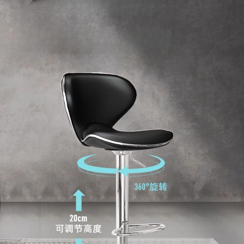 Современный Вращающийся барный стул регулируемый для кухни ресторана гостиной