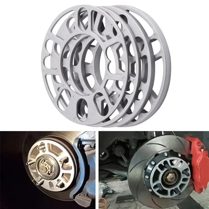 

4Pcs Universal Widened Wheel Hub Flange Auto Aluminum Alloy Wheel Spacer Plate ET Adjusting Gasket Flange 5mm/8mm/10mm