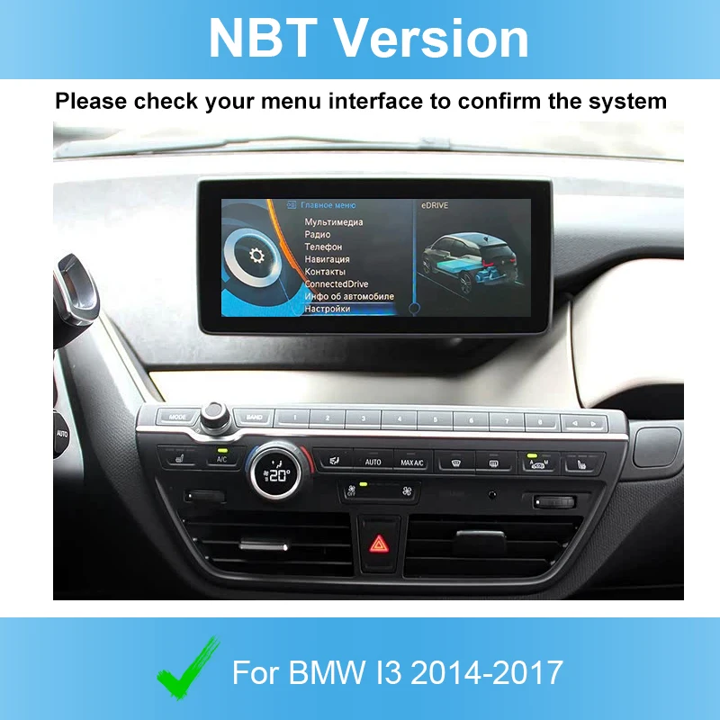

Беспроводная система CarPlay для BMW i3 i01 NBT/EVO 2014-2021 с Android Auto Mirror Link AirPlay Поддержка функции CarPlay сзади