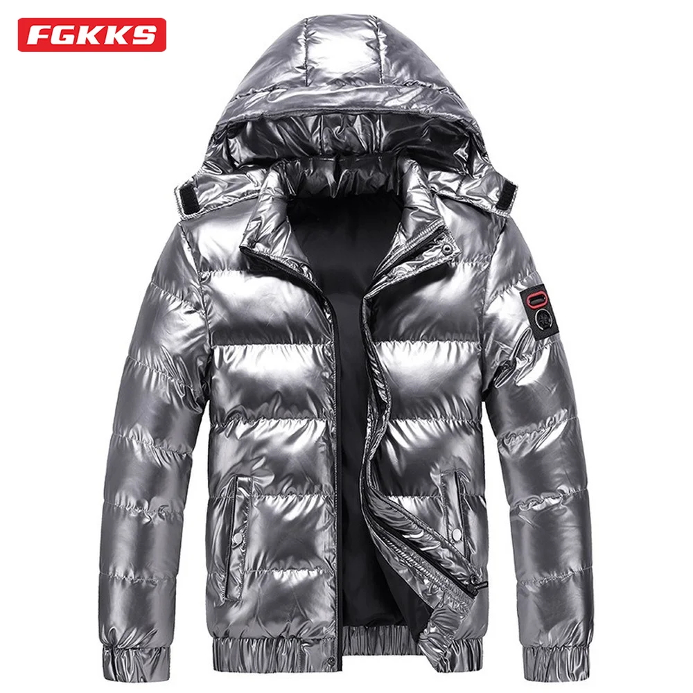 

Winter Men Jackets Fashion Men Cotton Warm Parkas Down Hoodies Coats Casual Solid Color Outdwear Thermal Jackets Mens Parkas