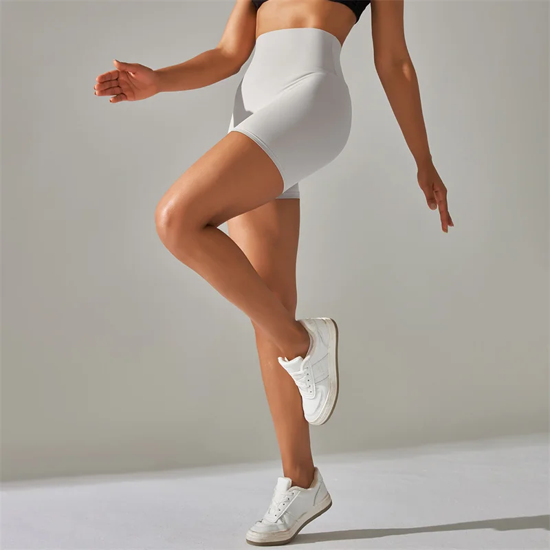 Бесшовные женские шорты для йоги тренажерного зала велосипедные тренировок с