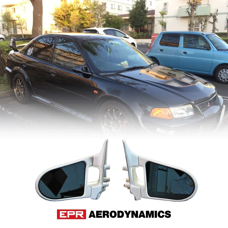 Для Mitsubishi Evolution Evo 5 6 CP9A FRP стекло волокна Ganador Style Aero View Замена зеркала (автомобиль с