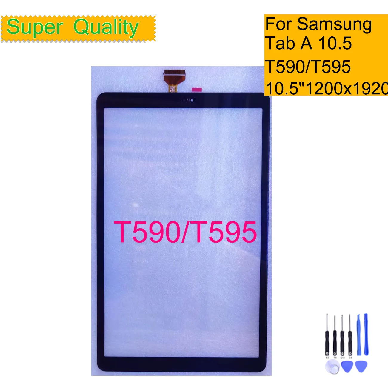 

For Samsung Galaxy Tab A 10.5 2018 SM-T590 SM-T595 T590 T595 Touch Screen Digitizer Panel Sensor Tablet Front Outer LCD Glass