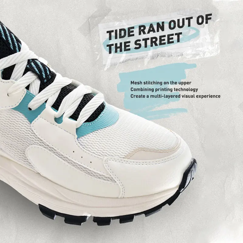 Xtep Juechen 3.0 Running Shoes For Men Breathable Mesh Jogging Men's Sports Shoes Vintage Leisure Male Sneakers 877119110025