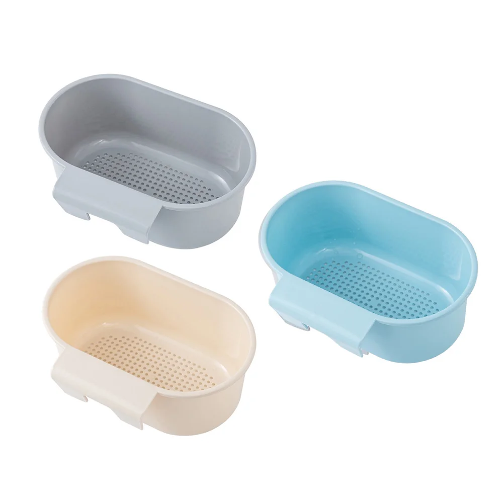 

3pcs Sink Strainer Multi-functional Kitchen Storage Basket Kitchen Accessory