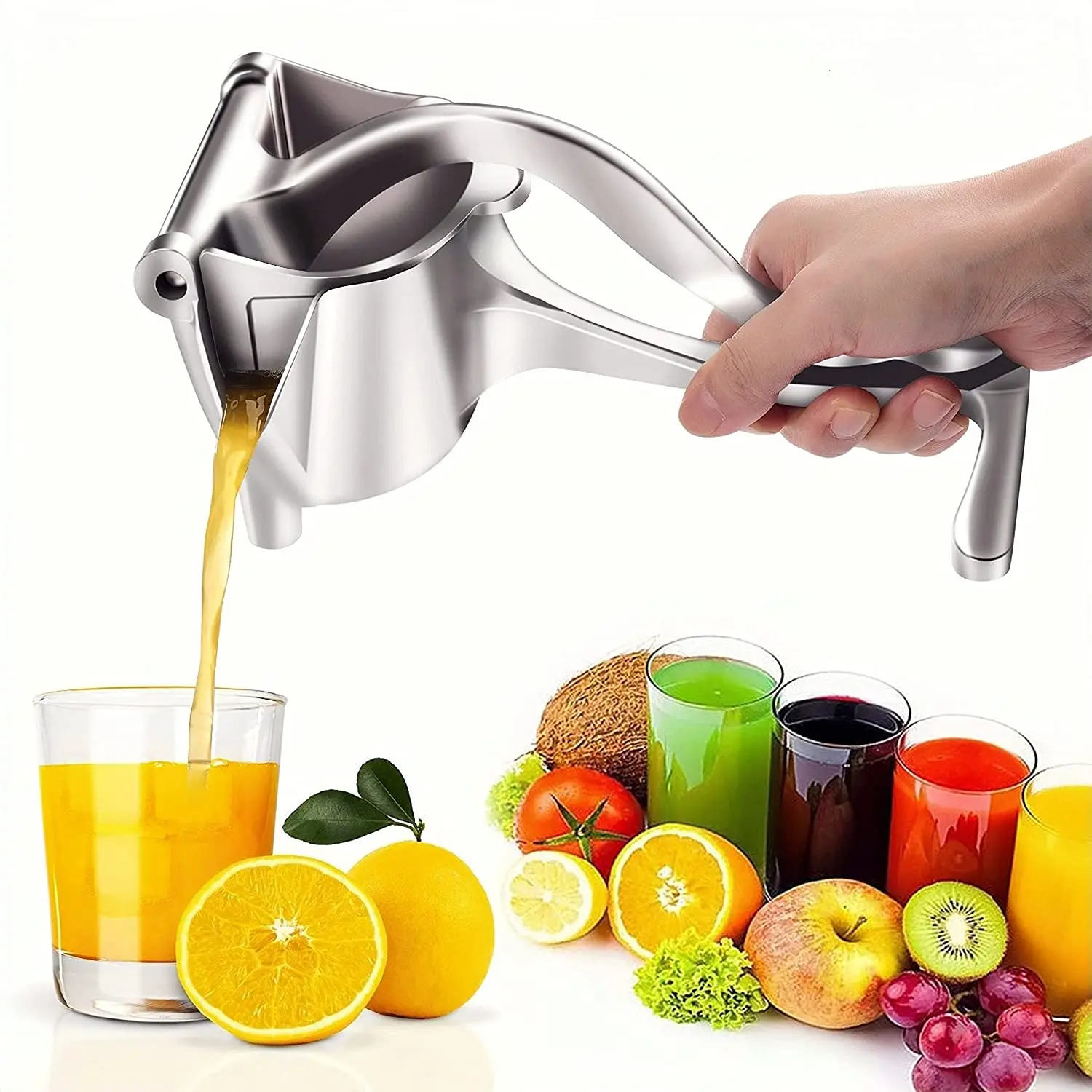 

Durable Hand Lemon Juice Squeezer Aluminium Alloy Manual Juicer Juice Squeezer With Fruit Press Juicer For Lemon Juice