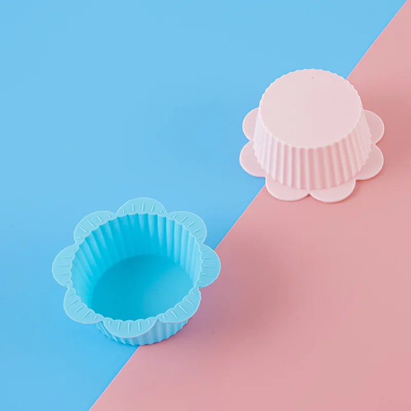 12 шт. силиконовые чашки для выпечки кексов