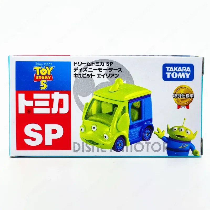 Фото Коллекционная модель автомобиля Takara Tomy Tomica Disney Toy Story 5: Транспортер из литого сплава с фигурками Вуди, Базза Лайтера, Джесси, Инопланетянина. Игрушка-подарок. №2